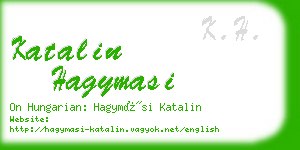 katalin hagymasi business card